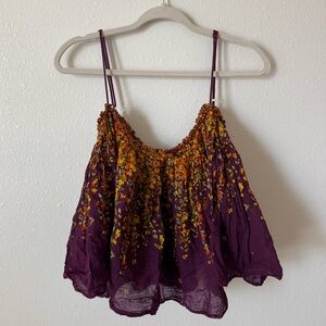 FP Movement by Free People Purple and Orange Tank Top